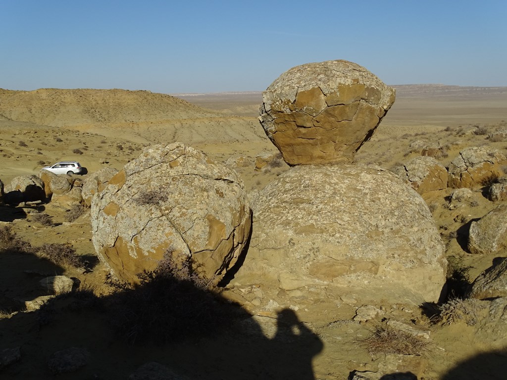 Torysh Valley, Valley of the Giant Stone Balls. Mangystau, Kazakhstan.