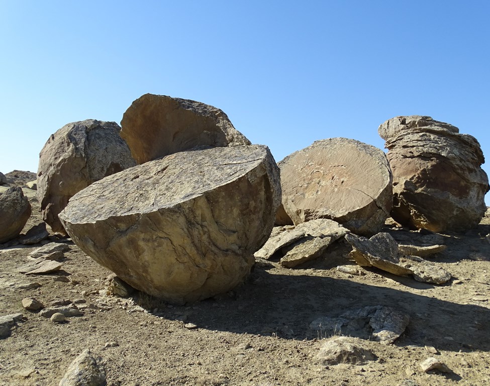 Torysh Valley, Valley of the Giant Stone Balls. Mangystau, Kazakhstan.