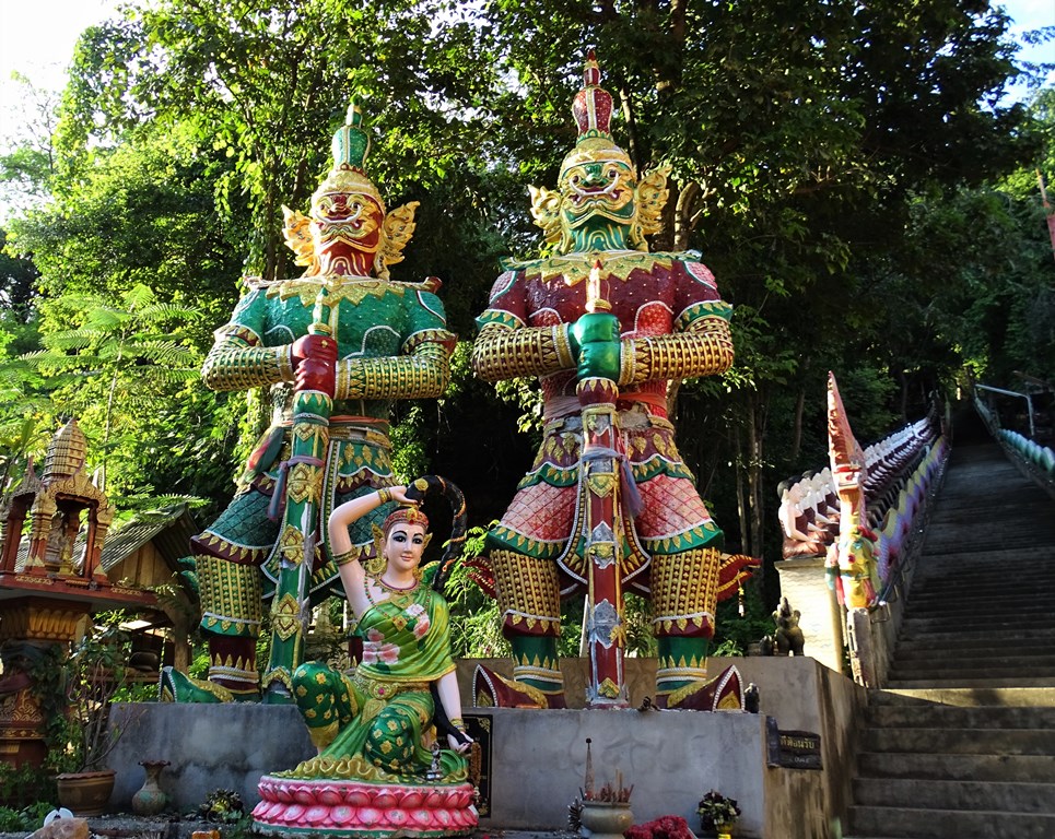 Temple Guardians, Tham Dao Khao Kaeo, Saraburi, Thailand