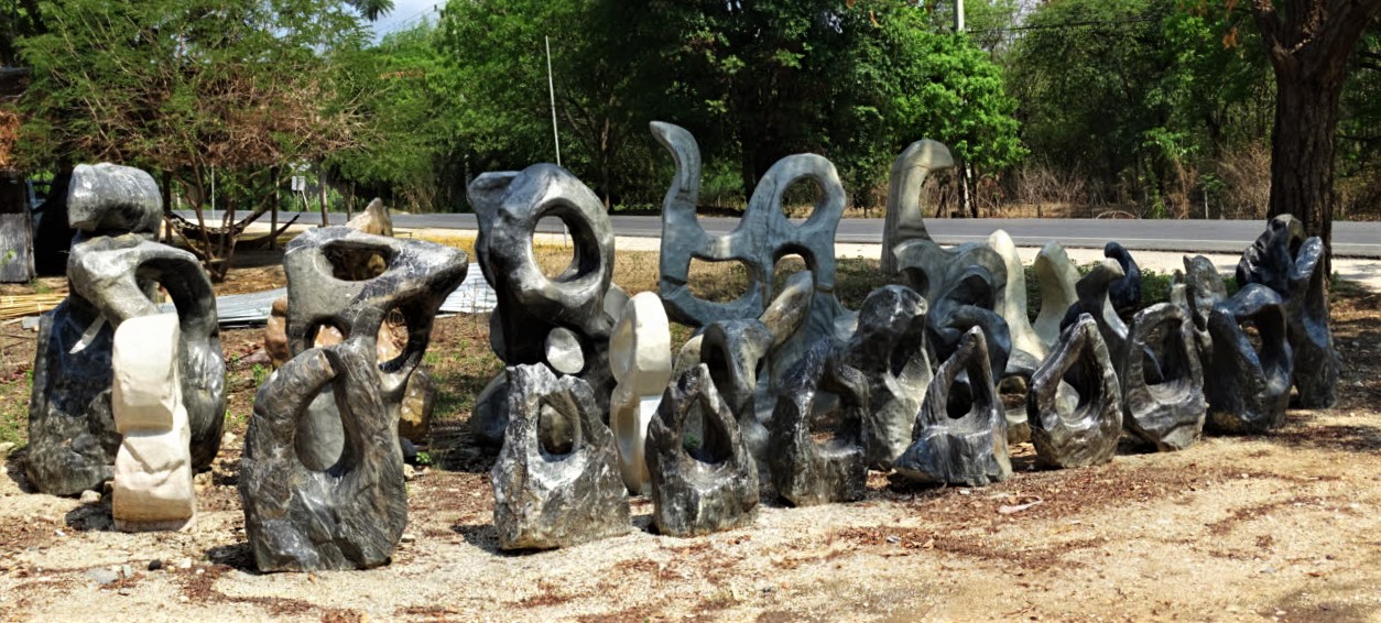 Rock Sculpture, Kanchanaburi, Thailand