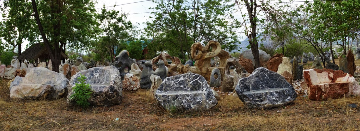 Rock Sculpture, Kanchanaburi, Thailand