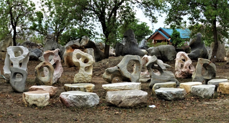 Rock Sculpture, Kanchanaburi, Thailand