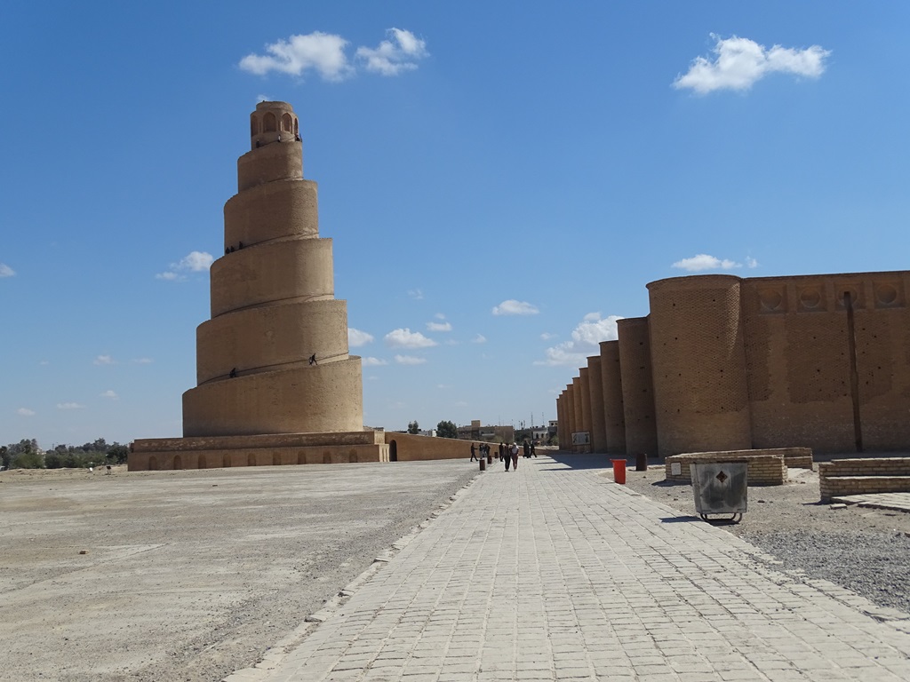 Minaret and Mosque, Samarra,, Iraq