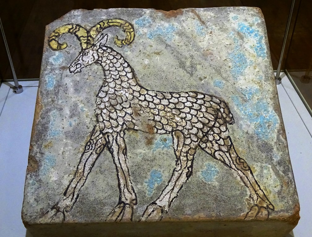 Ancient Decorated Brick, National Museum of Iran