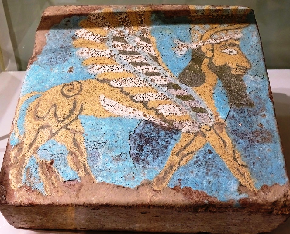 Ancient Decorated Brick, National Museum of Iran