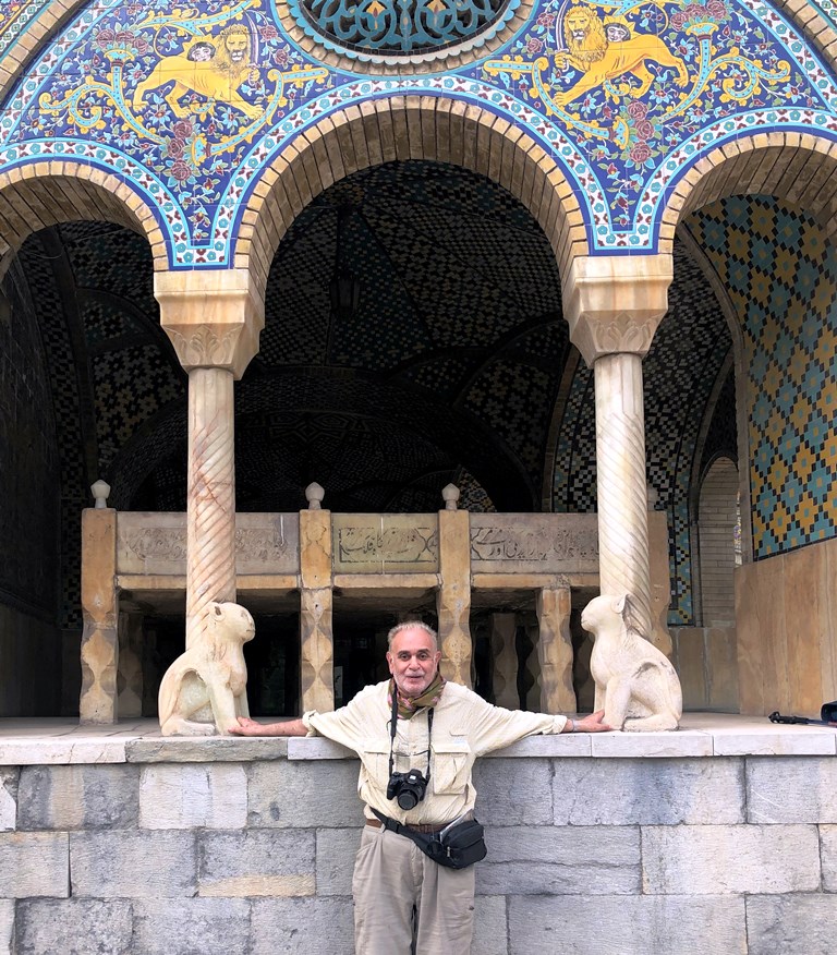 Two Cats, One Cat, Golestan Palace, Tehran, Iran