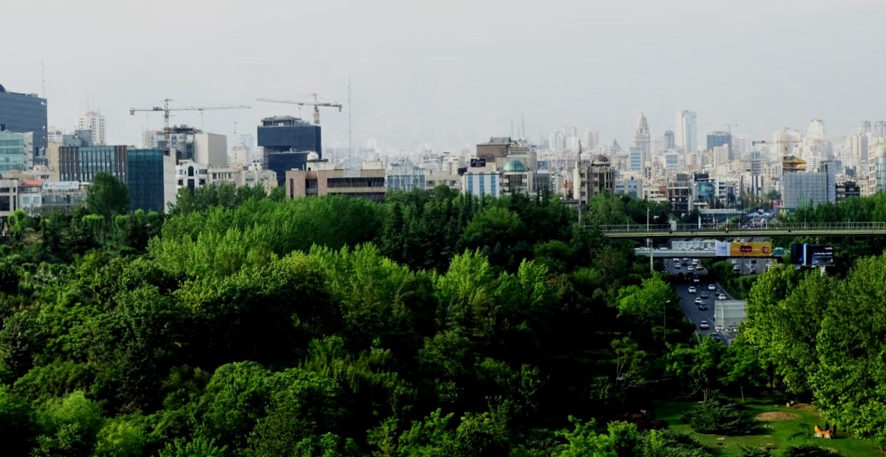 View of Tehran, The Tabiat Bridge, Tehran, Iran