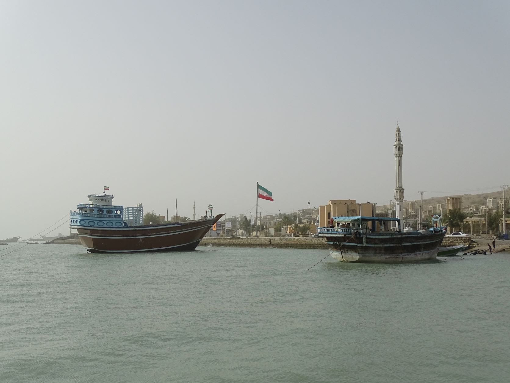 Lenj Vessels, Laft Port, Qeshm. Iran