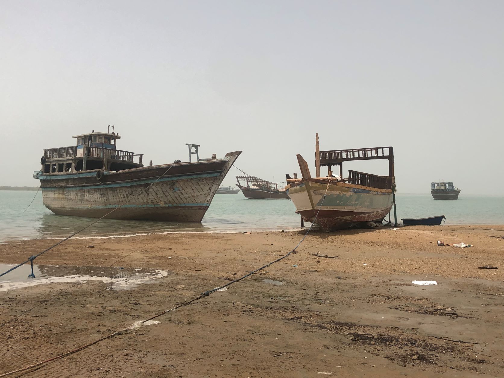 Lenj Vessels, Qeshm. Iran