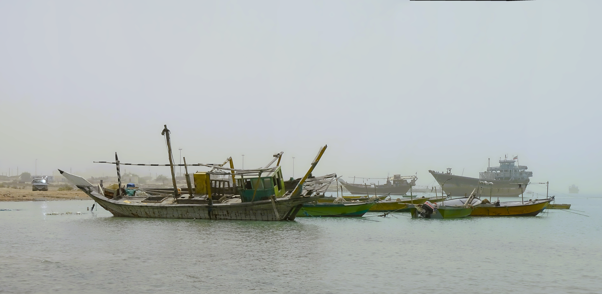 Lenj Vessels, Qeshm. Iran