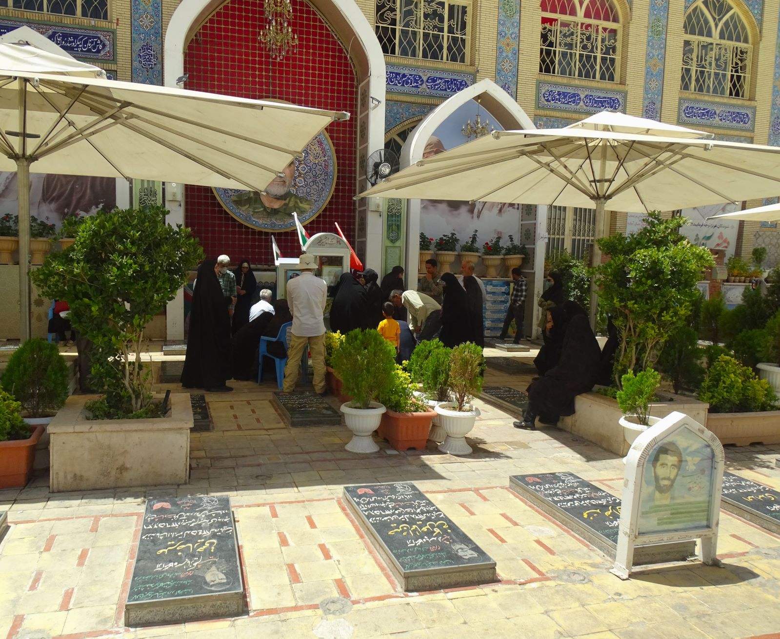 Martyrs Cemetery, Kerman, Iran  