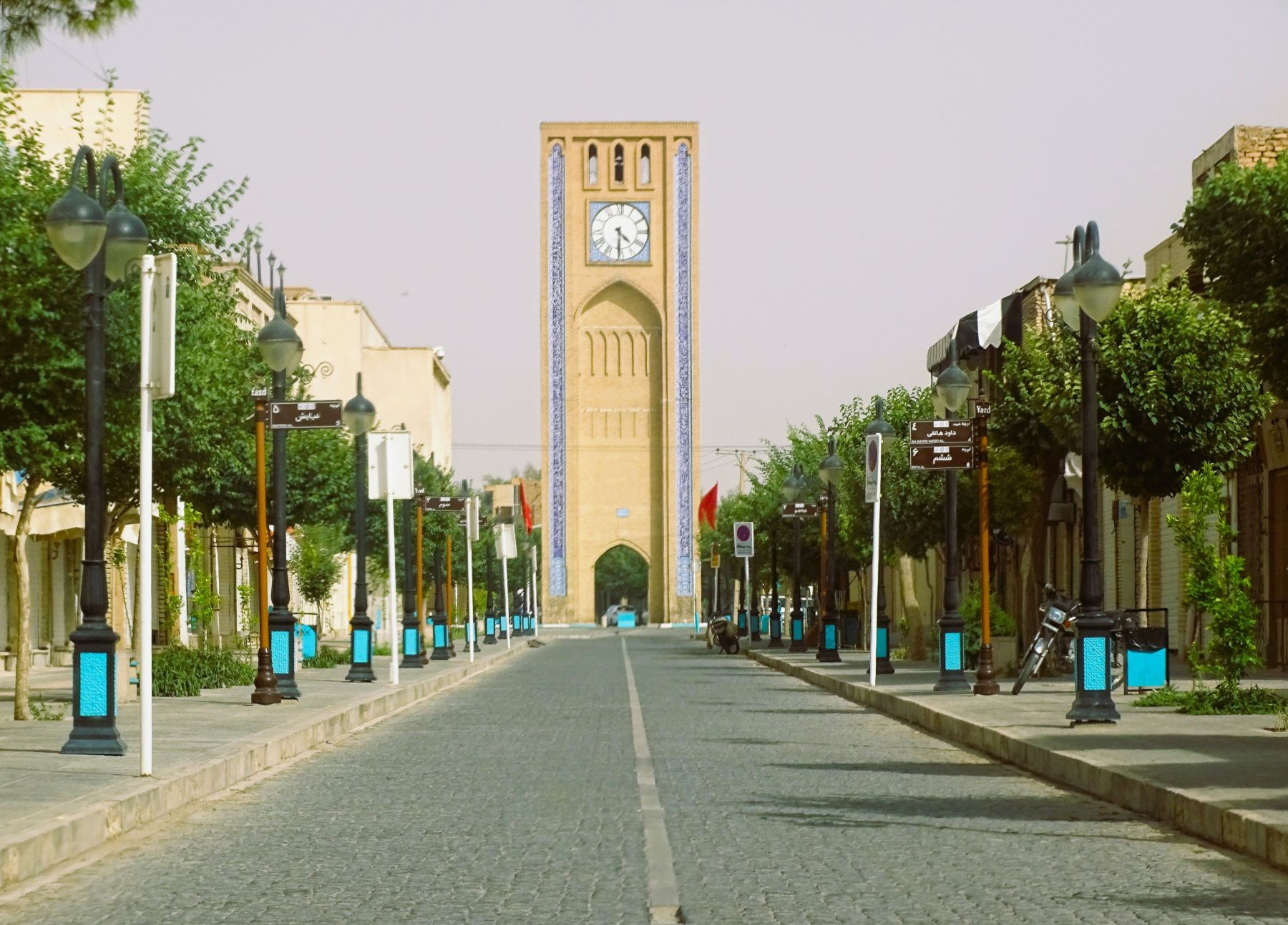 Markar Square Clock Tower, Yazd, Iran