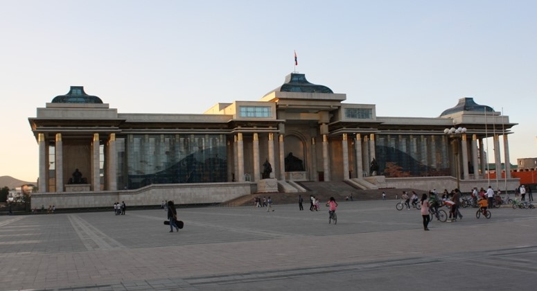 Sukhbaatar Square, Ulaan Baatar, Mongolia