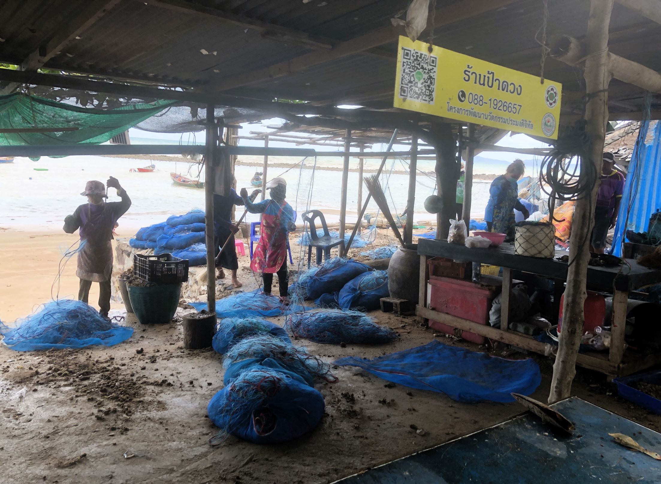 Phala Beach Fish Market, Rayong, Thailand