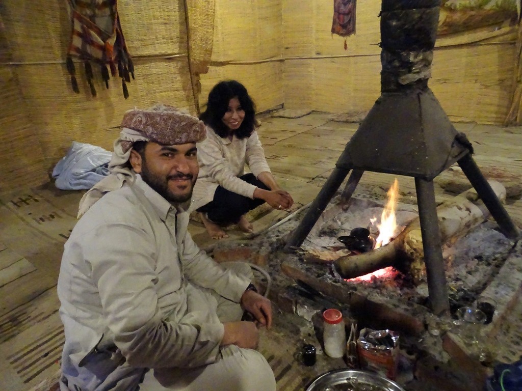 Tea with Amal and her friend