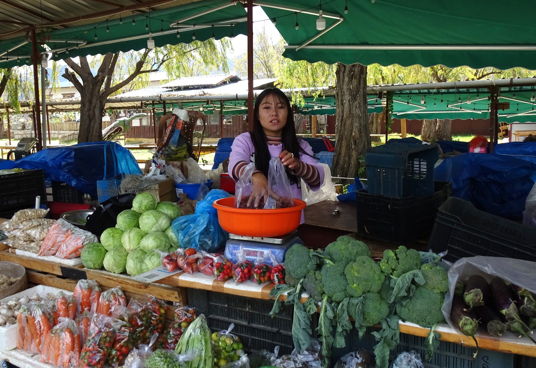 Market, Paro, Bhutan