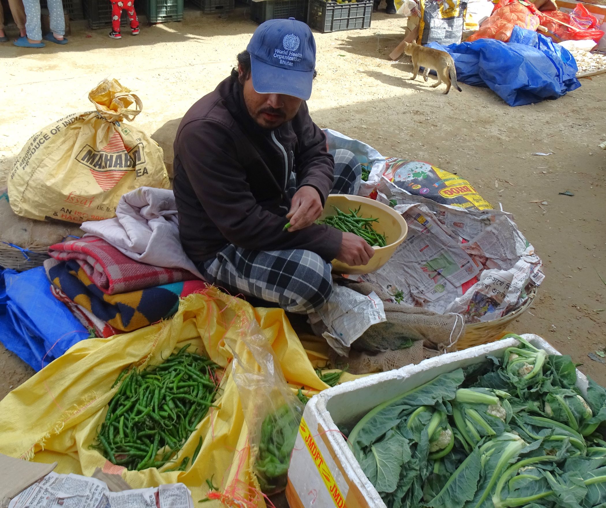 Market, Paro, Bhutan