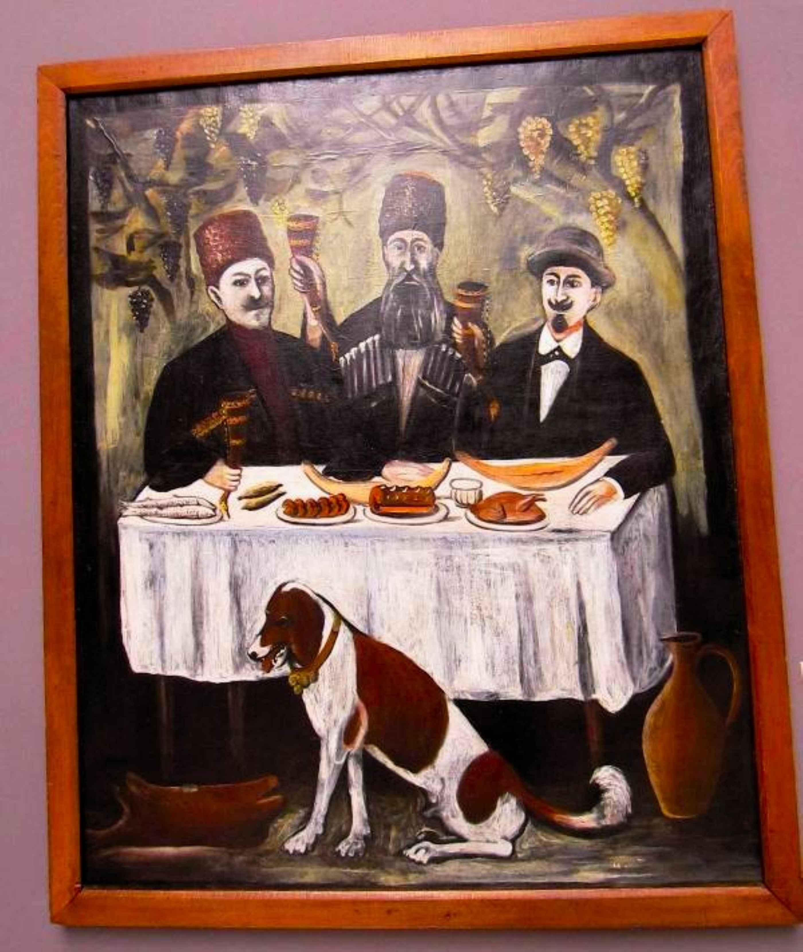 " Feast of the Three Noblemen" Niko Pirosmani. Georgia Museum of Art, Tbilisi, Georgia