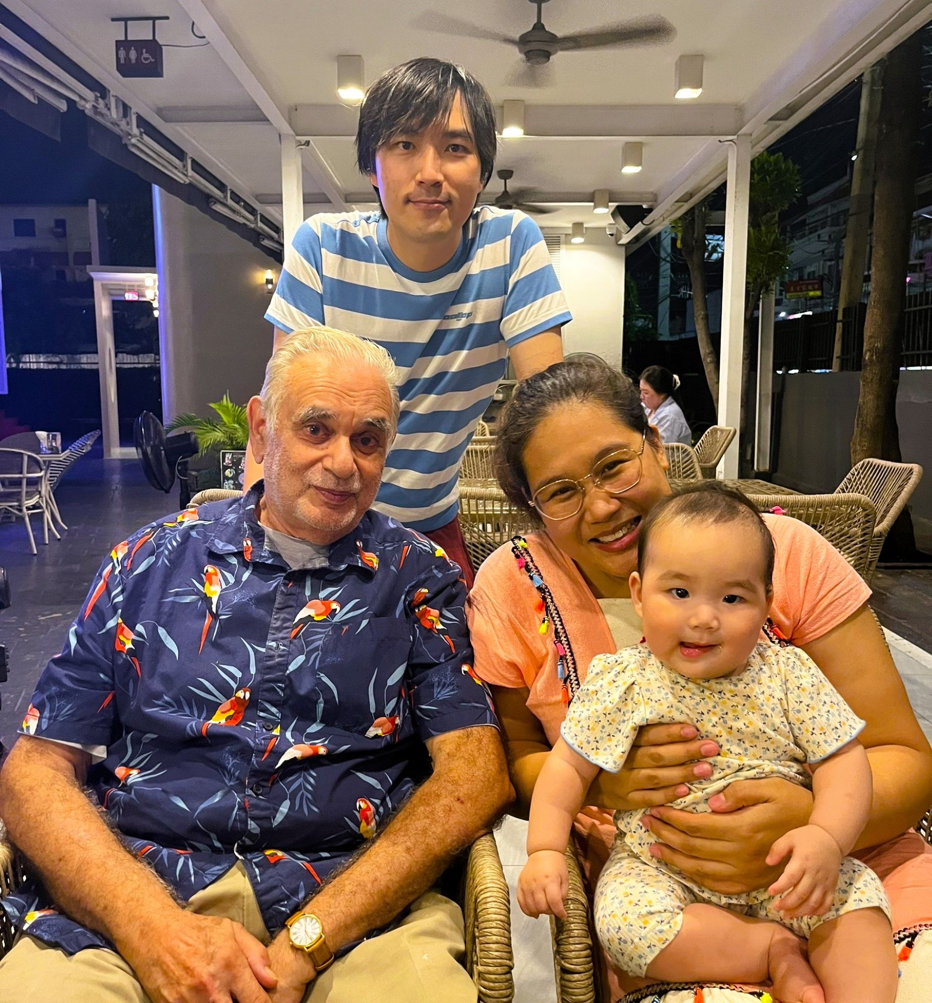Jan's Eighty-Fifth Birthday, Jomtien Beach, Thailand