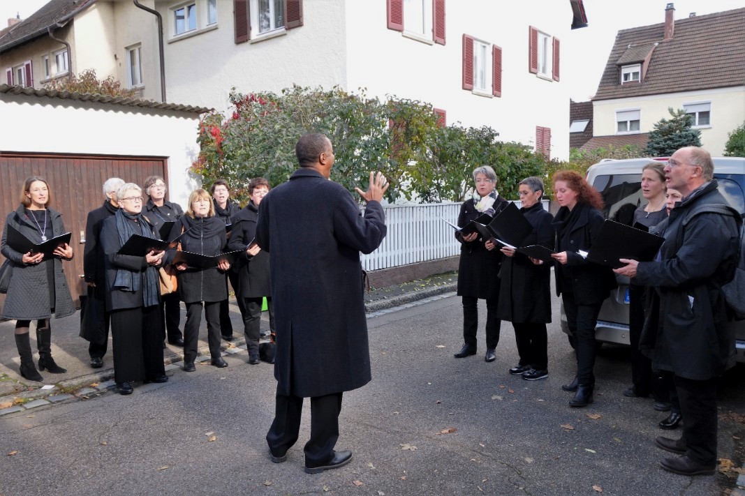 Stolpersteine Ceremony, Ulm, Germany