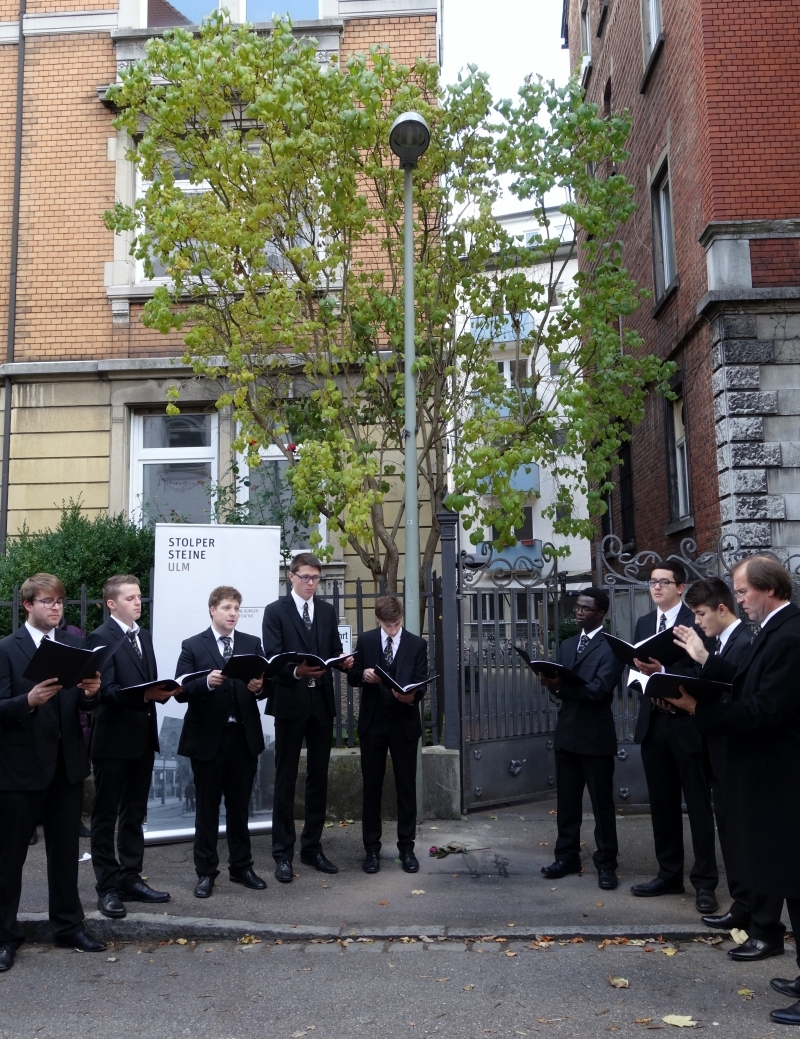 Stolpersteine Ceremony, Ulm, Germany