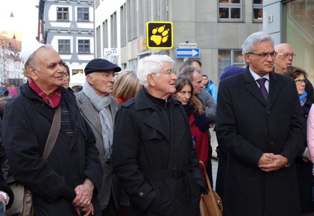 Stolpersteine Ceremony, Ulm, Germany