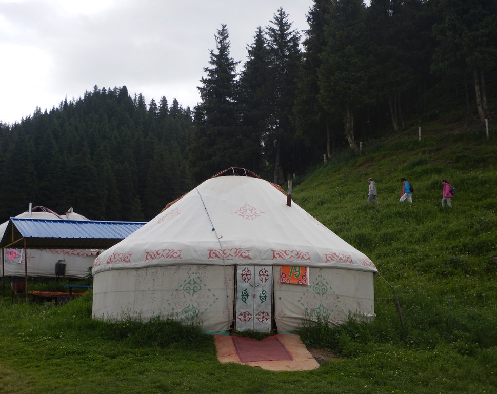 Kazakh Village, Baiyang Gou, White Poplar Gully, Nan Shan, Xinjiang, China