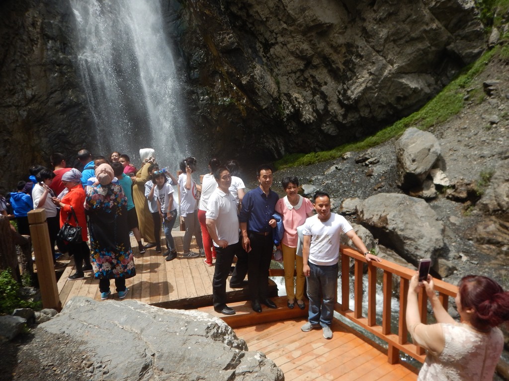 Baiyang Gou, Nan Shan Waterfall, Xinjiang, China