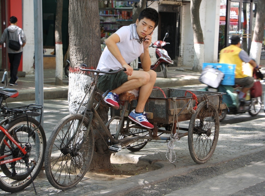 Delivery Boy,  Xi'an, Shaanxi Province, China