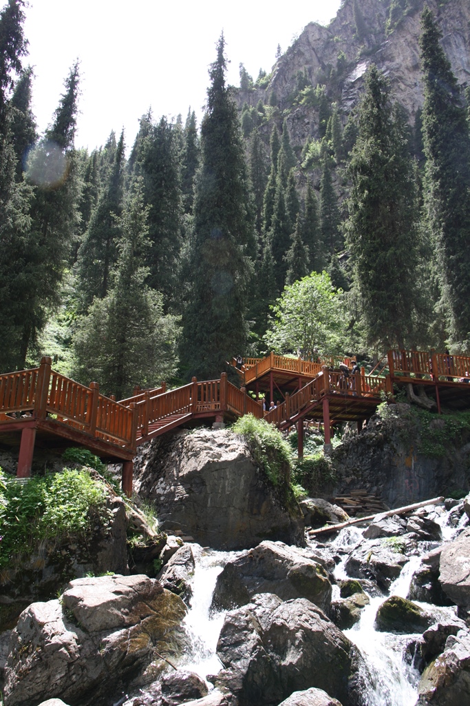 Baiyang Gou, Nan Shan Waterfall, Xinjiang, China