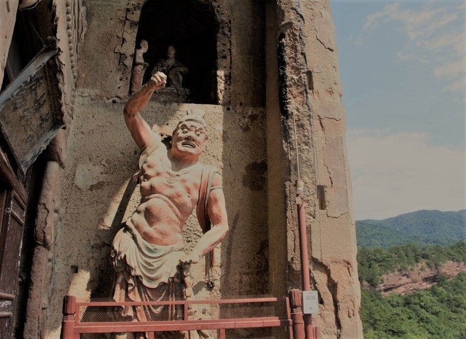 Guardian, Maiji Shan, Gansu Province, China