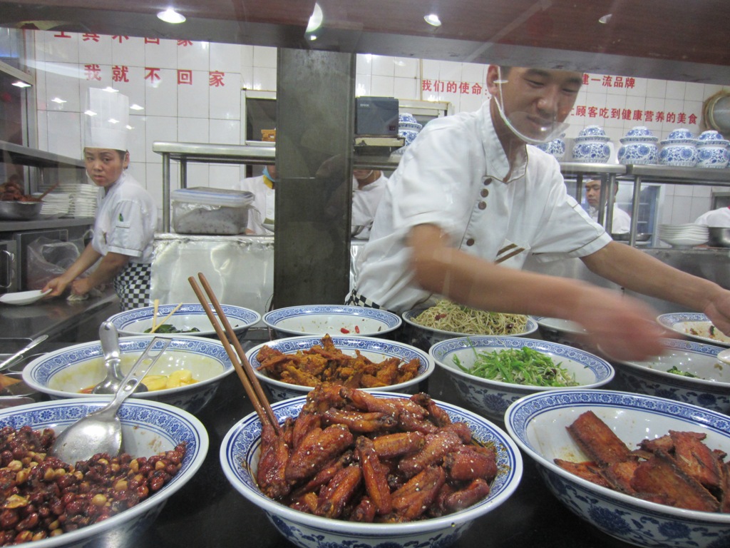Restaurant, Baoji. Shaanxi Province, China