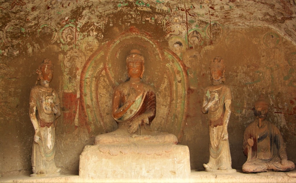  Bingling Temple Grottoes,  Gansu Province, China