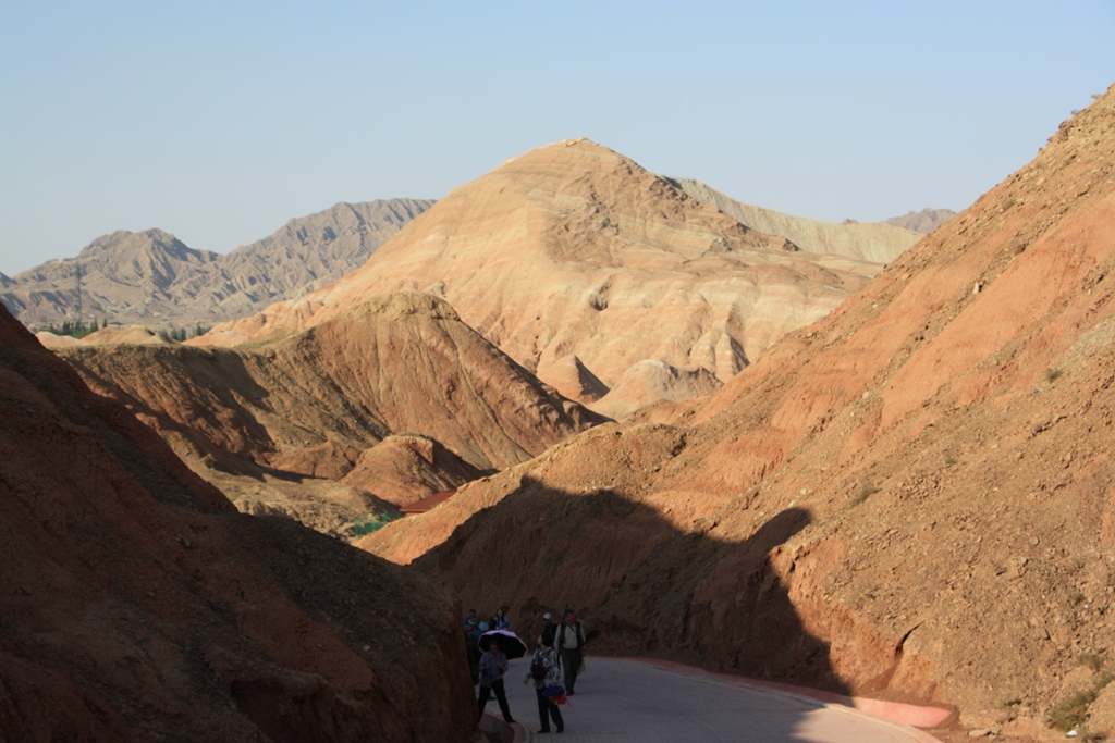 Painted Mountains, Gansu Province, China