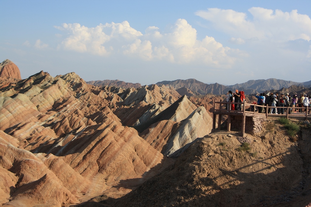 Painted Mountains, Gansu Province, China