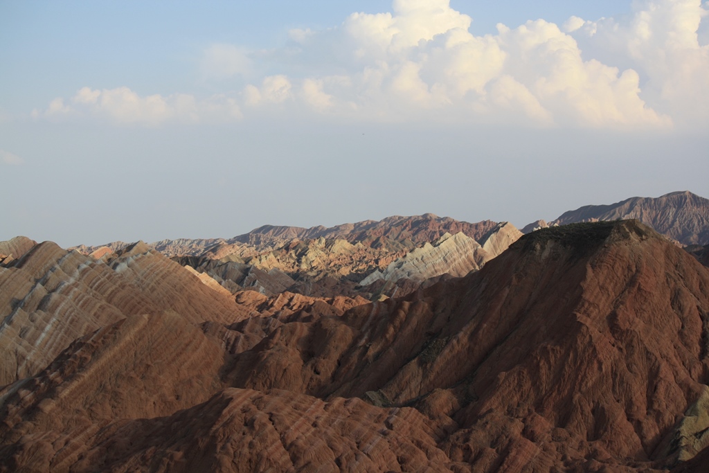 Painted Mountains, Gansu Province, China