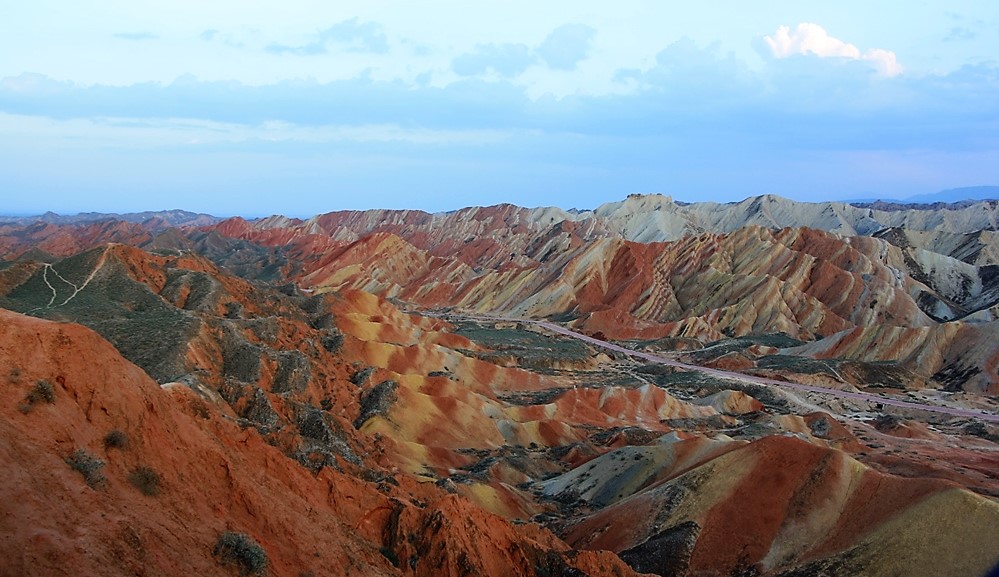 Rainbow Mountains, Gansu Province, China