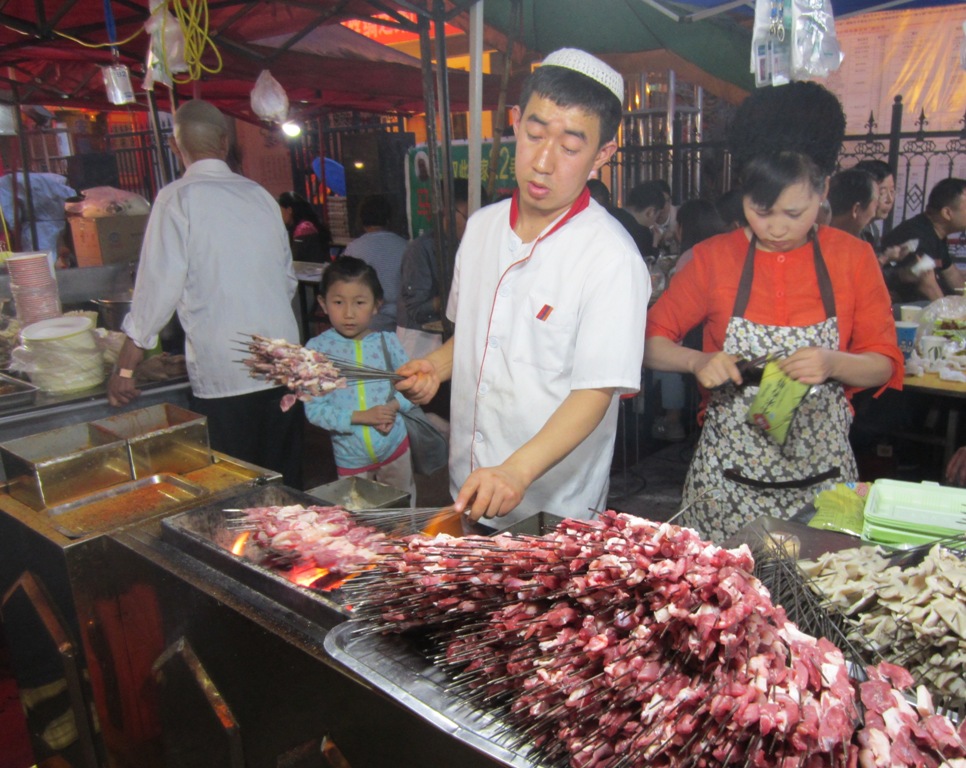 Night Market, Lanzhou, Gansu Province, China