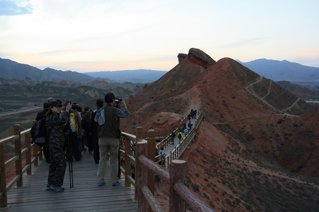 Painted Mountains, Gansu Province, China