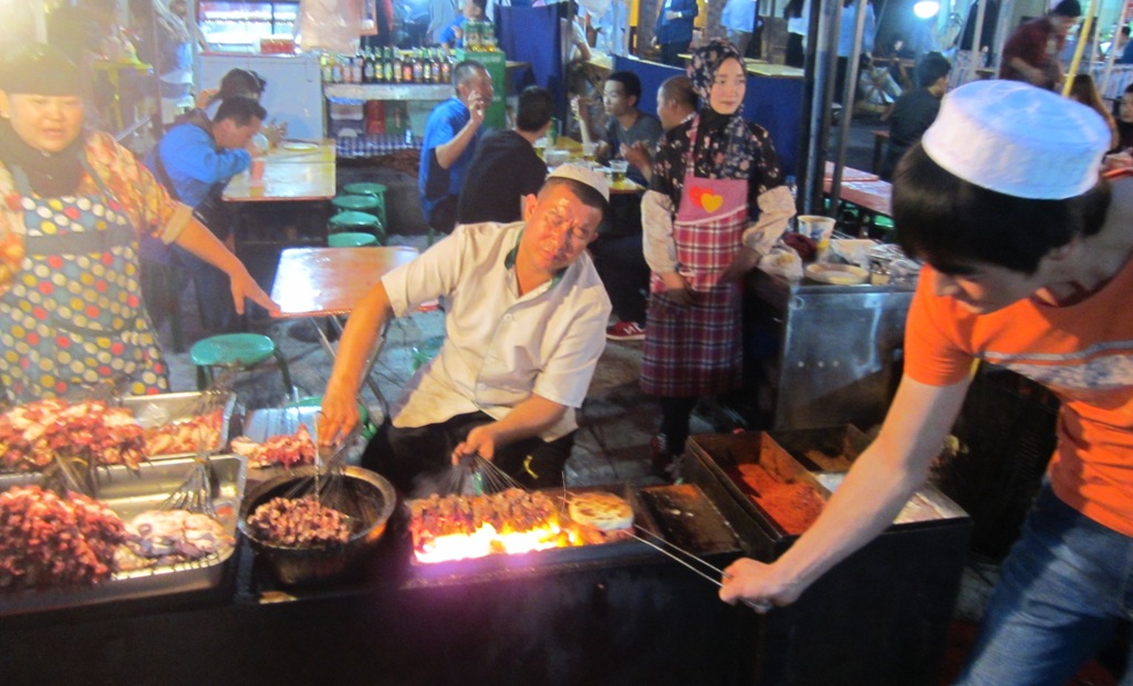 Night Market, Lanzhou, Gansu Province, China