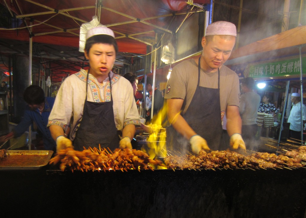 Night Market, Lanzhou, Gansu Province, China