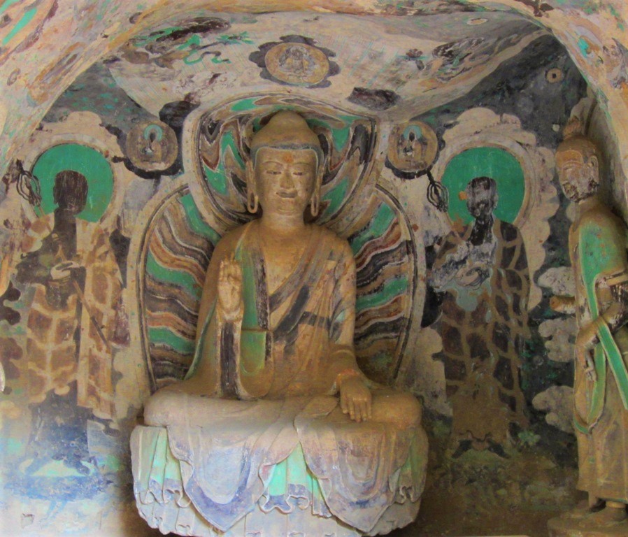  Bingling Temple Grottoes,  Gansu Province, China