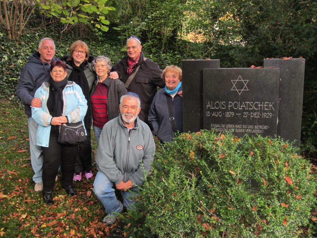 Polatschek Cousins, Gravestone of Alois Polatschek and Paula Polatschek, Jewish Cemetery, Ulm, Germany