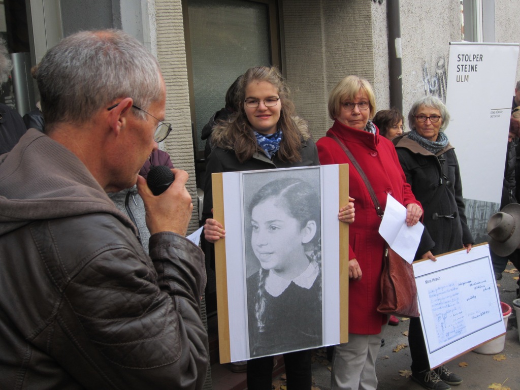 Stolpersteine Ceremony, Ulm, Germany