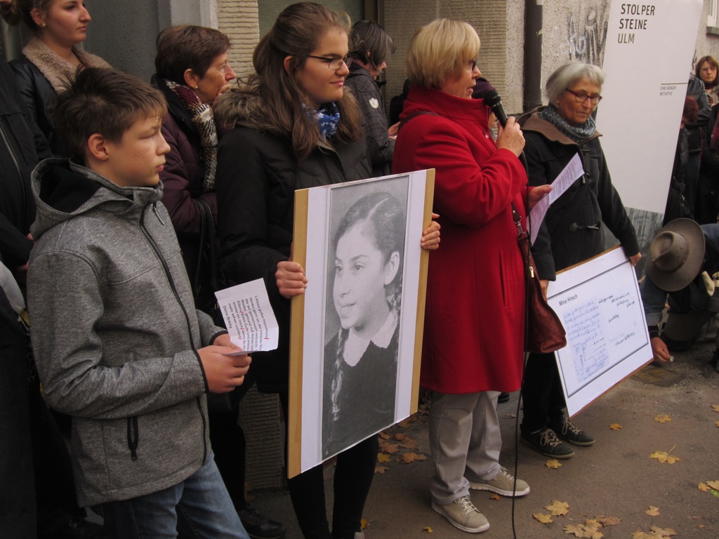 Stolpersteine Ceremony, Ulm, Germany