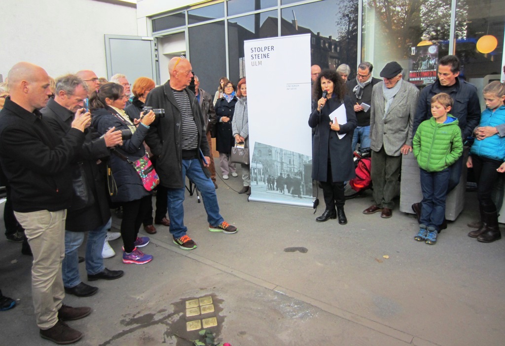 Stolpersteine Ceremony, Ulm, Germany