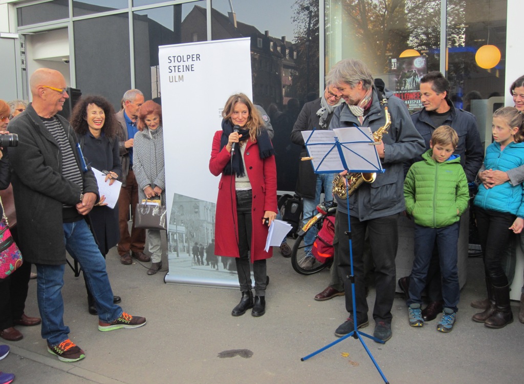 Stolpersteine Ceremony, Ulm, Germany