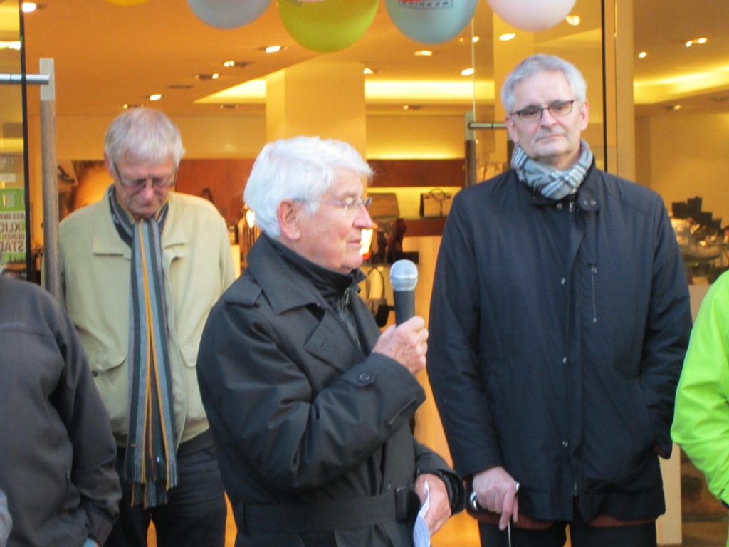 Mr. Werdich, Stolpersteine Ceremony, Ulm, Germany