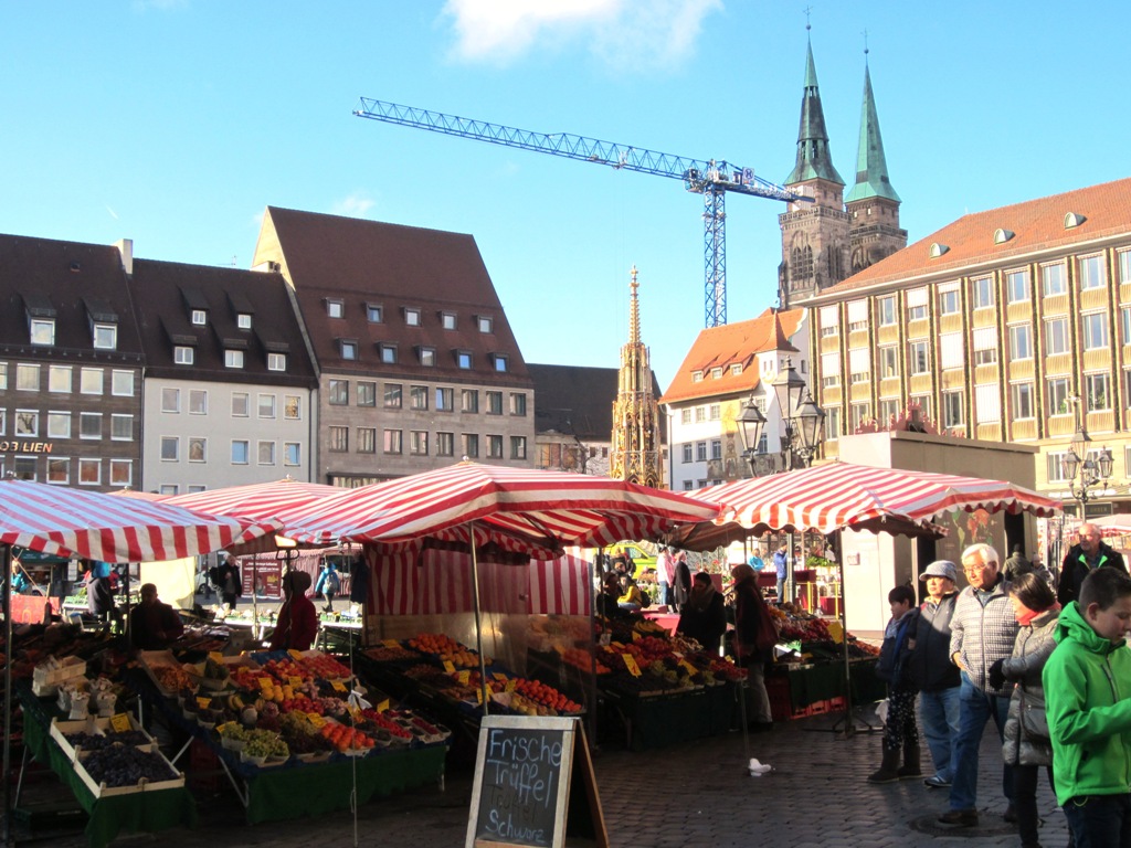 Hauptmarkt, Main Market Square, Nuremberg, Germany