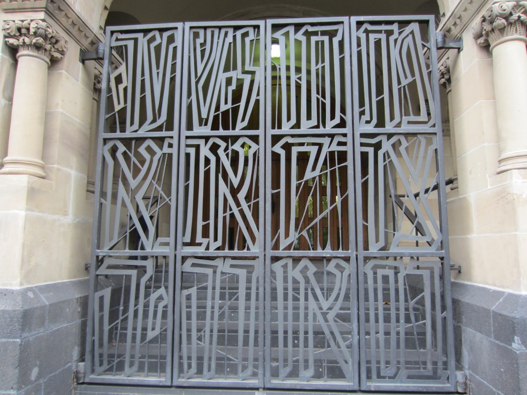 Gate, Synagogue, Cologne, Germany